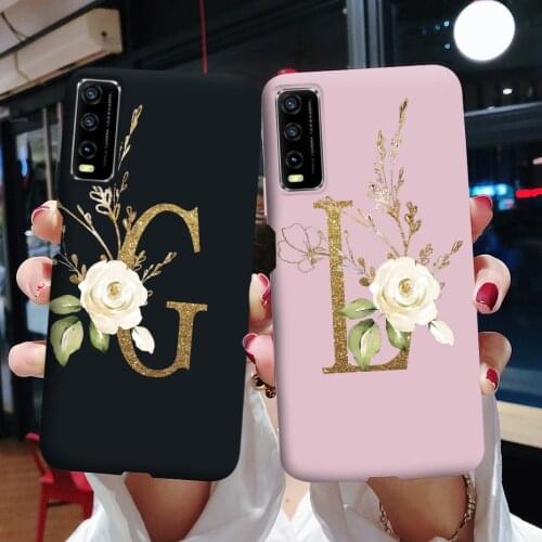 For VIVO Y20i Y20 Y20S Case Shockproof Letters Silicone Soft TPU Back Cover for VIVO Y20 V2029 Y20i V2027 Cover Funda Phone Case