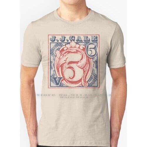 Jj Five V 5 T Shirt 100% Pure Cotton J J Cale Guitarist Cocaine Troubadour Naturally Music Legend Okie Tulsa Blues Cool