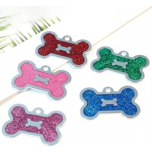 New Dog ID Tag Personalized Pet Name Tags Anti-lost Dogs Nameplate Dogs Engraved Tags Pendant Free Bell Gift