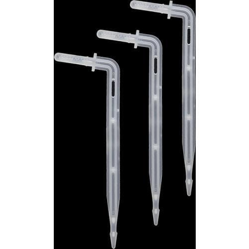 4mm Curved Bend Arrow Dripper 4/7mm Hose Interface Arrow Dripper Garden Farm Agriculture Micro Drip Irrigation Sprinkler 300pcs
