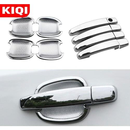 KIQI ABS Chrome Trim Car Outside Door Handle Cover Door Handle Bowl Cover for Chevrolet Cruze Sedan Hatchback 2009 - 2015