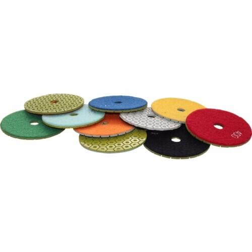 Wet Polishing Stone Resin Bond Diamond Flexible For Concrete Granite Marble Grinding 4 Inch 10mm