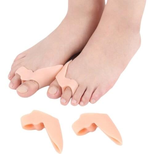 1-4Pair Bunion Corrector Hallus Valgus Orthosis Big Toe Separator Silicone Feet Straightener Bone Thumb Adjuster Foot Care Tools