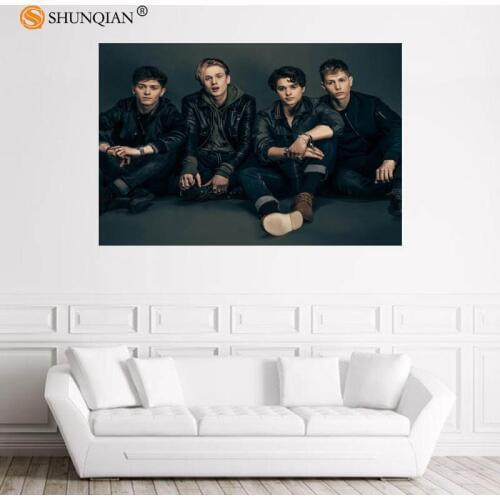 Nice The Vamps Poster Custom Satin Poster Print Cloth Fabric Wall Poster Print Silk Fabric Print Poster 18-1-30