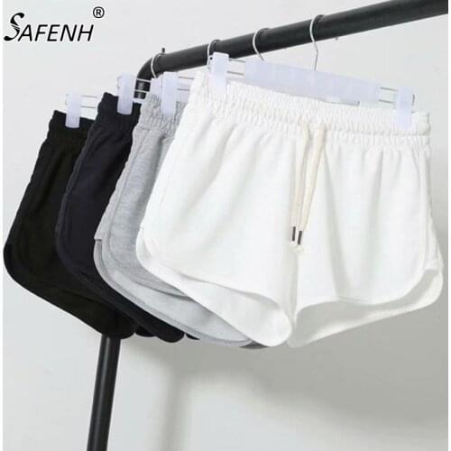Summer Casual Shorts Woman High Waist Sexy Shorts Female Black White Loose Beach Sexy Shorts