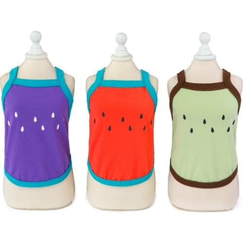Summer Dog Clothes Puppy Chihuahua Pets Clothing for Small Medium Dogs Vest Fruit Watermelon Dogs Costume Ropa Perro Yorkshire