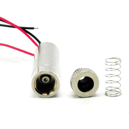 DIY 3V-5V Adjustable Violet Blue Laser Diode Module 405nm 50mw w Focus Dot Head