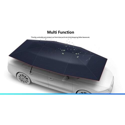 Universal Car Tent Carport Folded Portable Automobile Protection Car Umbrella Sunproof Car Canopy Cover with Remoter Control