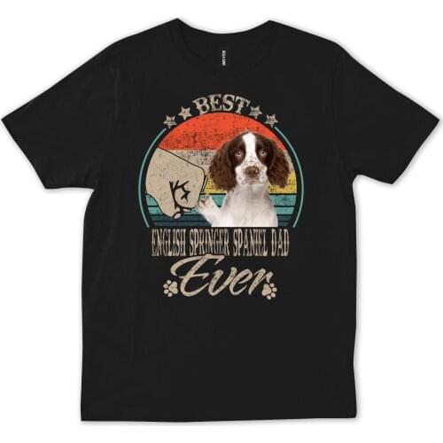 Funny English Springer Spaniel Owner Mom Dad Gift Christmas Fur T shirt