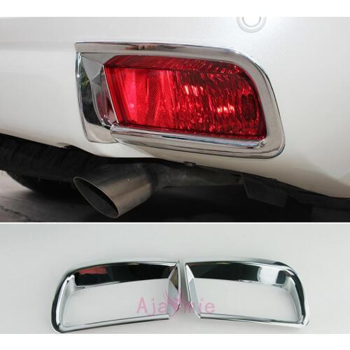 Rear Fog Lamp Cover Light Frame Chrome Car-Styling For Toyota Land Cruiser 150 Prado LC150 FJ150 2010-2017 2018 2019 Accessories