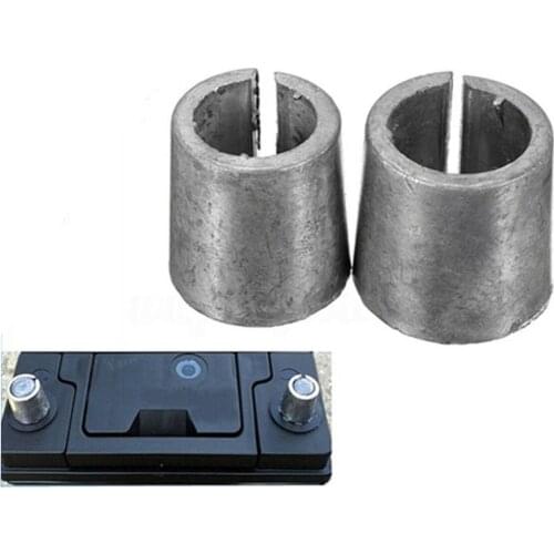 1 Pair Car Battery Terminal Converters Post Adaptors Lead Sleeves Auto Replacement Parts