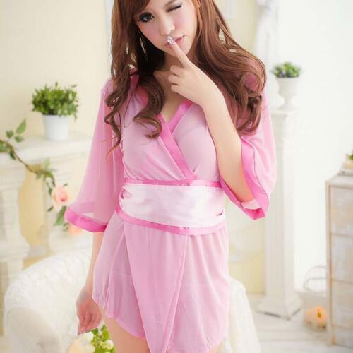 2 colors sexo Latex robe sexy costumes Nightdress Kimono dress lenceria Sexy Lingerie hot underwear