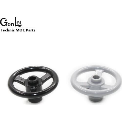 20Pcs/lot Suspension and Engine High-Tech Steering Wheel Small (3 Studs Diameter) MOC 2819 52206 Building Block Brick Toys Gifts