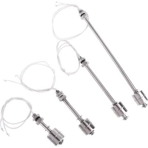 2021 Stainless Steel Float Switch Tank Liquid Water Level Sensor Double Ball Float 23GB