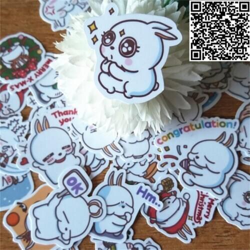 40 PCS/Lot Cute animals Style Mix Stickers For Kids Skateboard Laptop Luggage Motorcycle Toy JDM Waterproof DIY Sticker