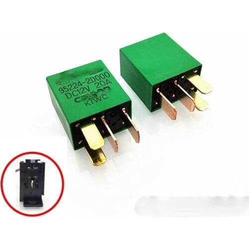 95224-2D000 Car Near High Beam Fan Air Conditioning Relay DC12V 95224 2D000 4PIN 20A For Omron Hyundai Kia Auto parts