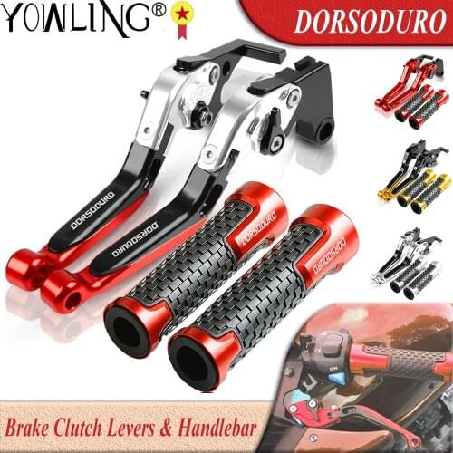 For APRILIA DORSODURO 750 2007-2016 2015 2014 2013 2012 Motorcycle Accessories CNC Adjustable Brake Clutch Lever Handle Bar Grip