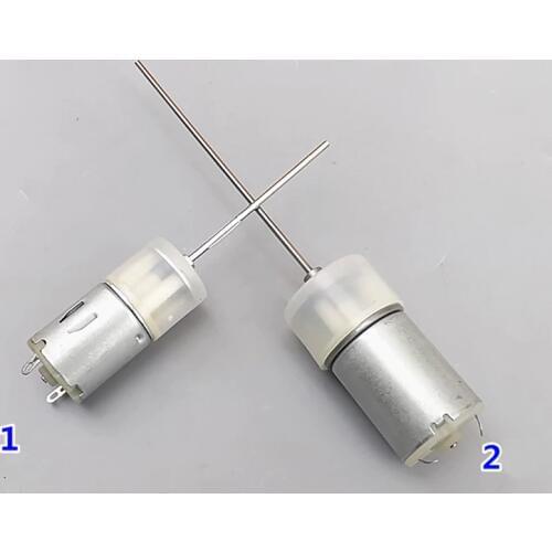 DC 3.7V Long Shaft Geared Motor Positive and Negative Mini DC Motor Reduction Gear Box 120rpm/ 160rpm Electronic DIY Toy Motor