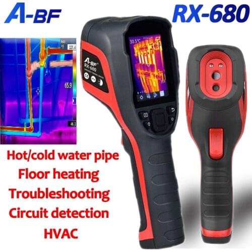 A-BF RX-680 Infrared Thermal Imaging Camera Handheld Infrared Industrial Infrared Thermometer Underground Water Pipe Test