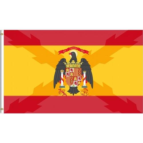 Spanish national flag grande libre banner 3x5FT 150X90CM Polyester Banner Brass Grommets For Decoration