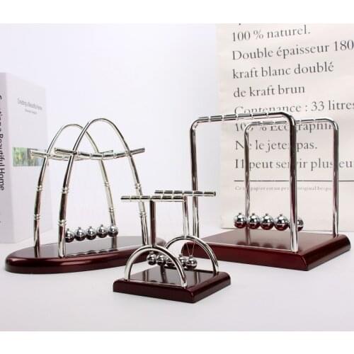 Newton Cradle Balance Steel Balls Perpetual Motion Collision Ball Decor School Teaching Physics Pendulum Toys Home Decoration