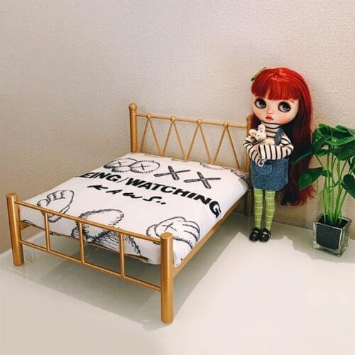 Metal Doll Bed Chair Coat Hanger 30cm Doll 1/6 Doll Accessories For Blyth Barb