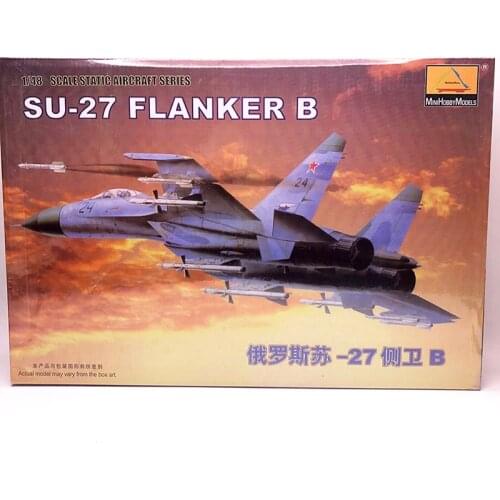 1/48 Military Aircraft Assembly Model of Modern Russian Air Force Su-27 Flanker B Fighter