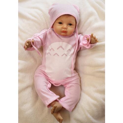 Wholesale Cute BeBe Reborn Doll PP Cotton Body 55cm Silicone Reborn Baby Dolls Lifelike Newborn Baby Gift Juguetes Babies Toys