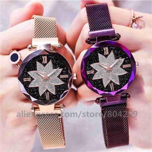 Wholesale Fashion Women Bracelet Wristwatch Hot Sale Women Big Watch Elegant Hot Fashion Lady Dress Flower Watches