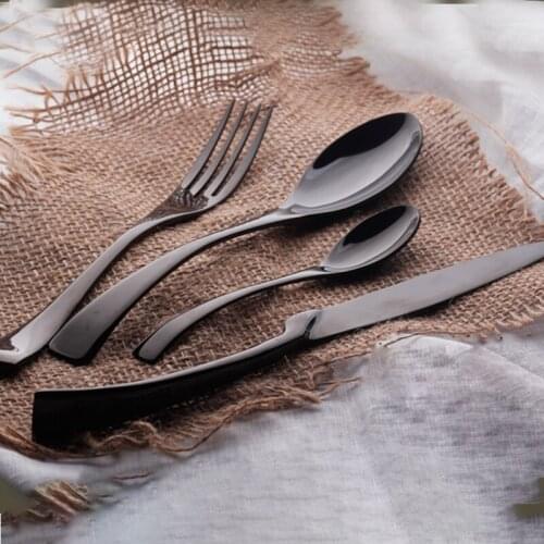 304 Stainless Steel Cutlery Set Dinnerware Flatware Silverware Sets Kitchen Dinner Knife Fork Spoon Coffee Spoon Tableware