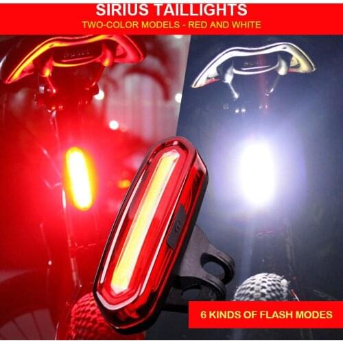 Waterproof light rear bike accessories bicycle rearcycle rechargeable headlight Tail bike light usb For Cycling 120 Lumens