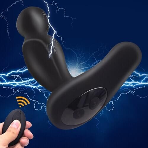 Outdoor Wearable Wireless Control Electric Shock Vibrator Prostate Massager Sex Toys For Men Women Anal Plug Vagina Stimulator