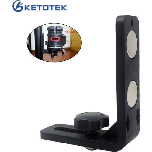 Universal L-Bracket 5/8" for Laser Level 360 Rotate Iron Magnet Adsorption Stand Laser Level Tripod