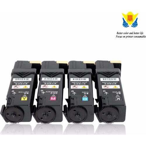 JIANYINGCHEN Compatible color toner cartridge replacement for Xeroxs DocuPrint C1110 1110 C1110B 1110B (4pcs/lot)
