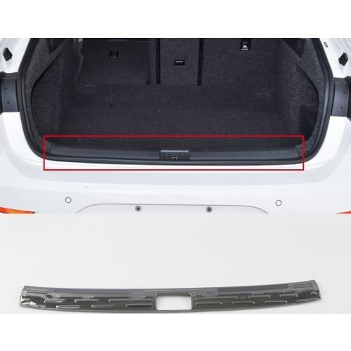 For VW Volkswagen Arteon 2017 2018 2019 Stainless Steel Inner Rear Bumper Protector Door Sill Trim Guard Cover 1pcs Car Styling