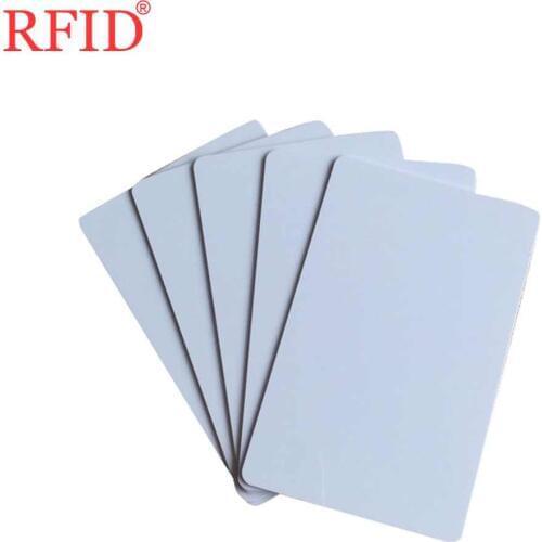 Dual Chip 13.56MHZ 125KHZ UID Changeable S50 Writable Rewritable + RFID T5577 Chip Blank Card Key Tags Management System 1pcs