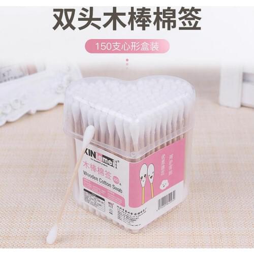 150 Pcs Sterile Disposable Cotton Swabs Double-headed Cosmetic Cotton Swab Sticks