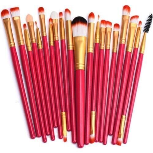 20pcs Makeup Brushes Pro Pink Brush Set Powder Eyeshadow Blending Eyebrow Make up Brushes Beauty Cosmestic Brush Kits Tools 210