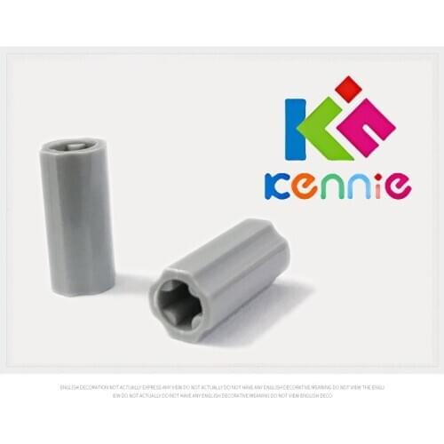 200pcs/lot Kennie DIY MOC Building Blocks Compatible with NO.6538c Technology Accessories 1x2alex Cross Shaft Connection