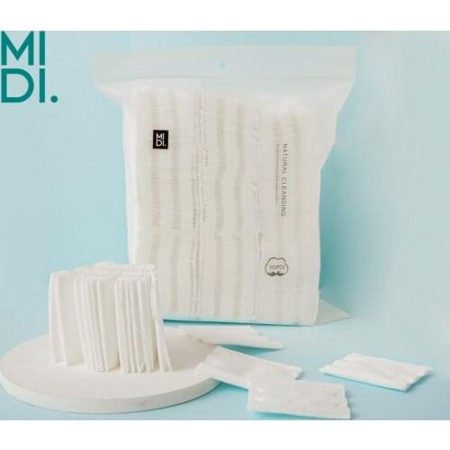 222pcs/pack Double-sided Double-effect Cotton Pads Disposable Facial Cleansing Paper Makeup Remover Pads Cosmetic Tool