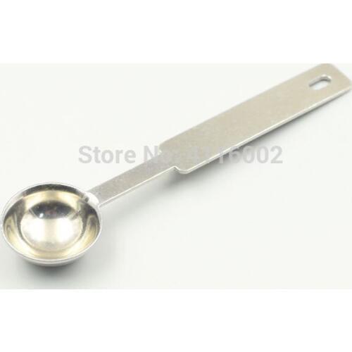 500pcs Stainless Steel Stamp Spoon Paint Wax Stamps Sealing Spoon Long Handle Wax Spoon Melting Sealing Wax Stick Granule