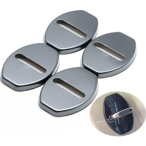 For Audi SQ5 2013-2018 S1 2014 Car Styling excellent Stainless Steel Door Lock Buckle Protective Cover Auto Case