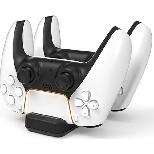 Dual Charger For PS5 Controller Joystick Handle Charger Dual Type C Charging Dock Station For Playstation 5 PS5 Games Accessorie