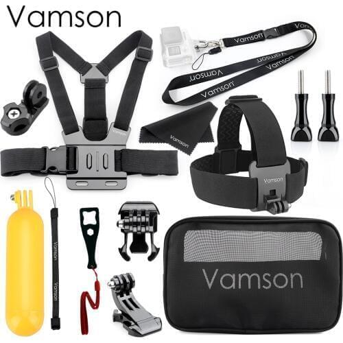 Vamson for Gopro Hero 7 6 5 Head Strap Chest Strap mount belt Accessories Kits for DJI OSMO Action Camera for Xiaomi Yi 4K VS24