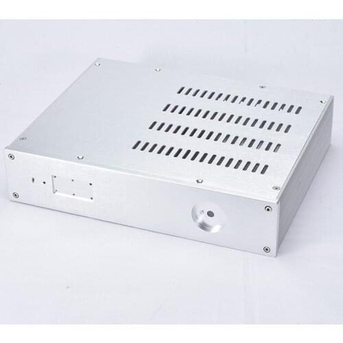 KSA-5 Silver All Aluminum Amplifier Audio Chassis Mini Power Amplifier Box DIY AMP Case