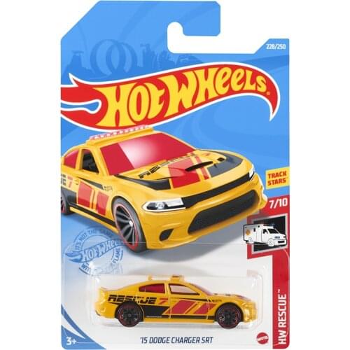 2021-228 Hot Wheels Cars 15 DODGE CHARGER SRT 1/64 Metal Diecast Model Collection Toy Vehicles