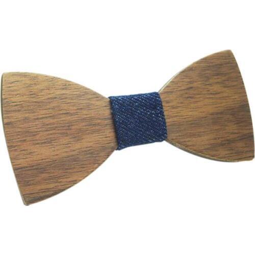 Fashion Children Girls Wooden Bow ties Kids Bowties Butterfly Cravat Wood tie Kids Wooden Bow Tie Hair Decor
