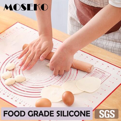 MOSEKO Silicone Baking Mat Pizza Dough Maker Pastry Kitchen Gadgets Cake Cookie Cooking Tools Utensils Bakeware Accessories