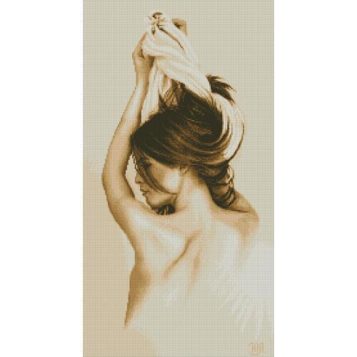 Needlework,for embroidery,Sexy fashion beauty back DIY Aida 14CT Cross stitch kits,people Pattern counted Cross-Stitching decor