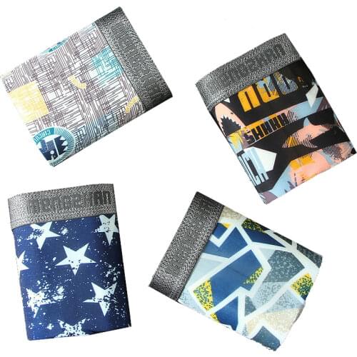 4pcs/lot Underwear Men Fashion Boxer Hombre Brand Mens Underpants Male Panties Breathable Shorts U Convex Pouch Men Plus Size